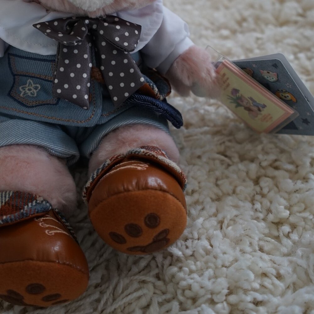 Shanghai Disney 2024 New Duffy Cowboy Denim Linabell Plush  [Brand New] - Picture 3 of 4